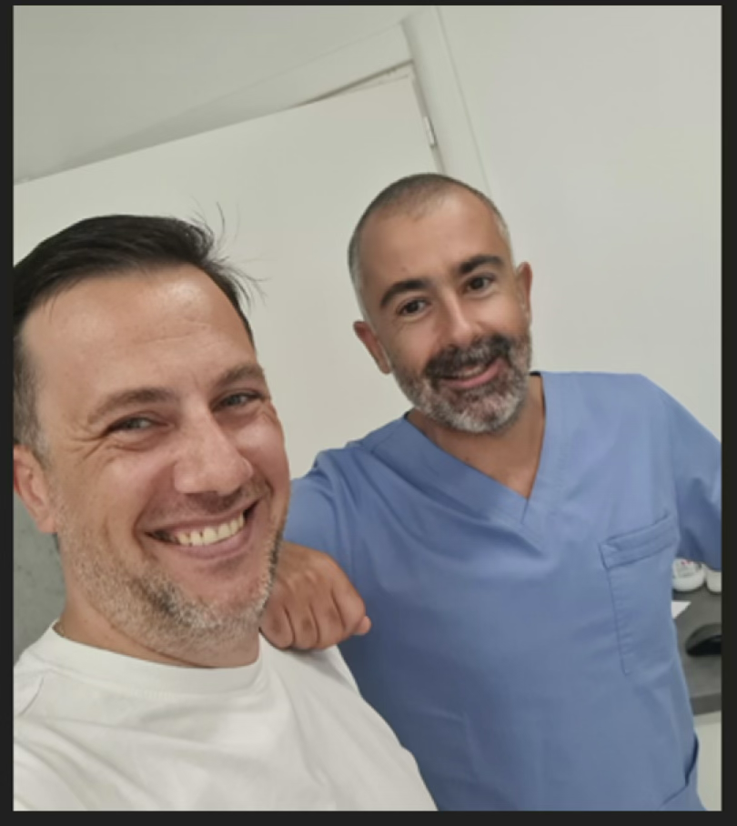 Cezar Nicu discutand despre proiectul clinicii